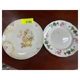 Two Regency English Bone China Plates