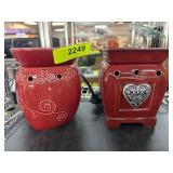 Two Scentsy Electric Wax Warmers