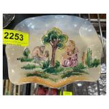 Hand-Painted Ceramic Dish Made in Japan