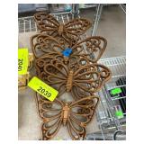 Retro Butterfly Wall Decor Pieces