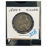 1944-S Silver Jefferson Nickel in Holder
