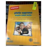 Packs of Photo Paper, Matte and Glossy