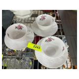 Spode Bridal Rose Bone China Teacup Trio Set