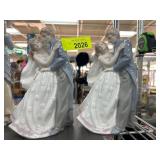 Porcelain Figurines of Dancing Couple