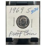 1969-S Proof Roosevelt Dime in Holder