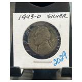 1943-D Jefferson Nickel in Holder