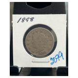 1898 Liberty Head Nickel in Coin Holder
