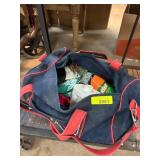 Canvas Bag with Mixed Outdoor Items
