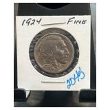 1924 Buffalo Nickel in Fine Condition