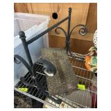 Decorative Metal Book Stand with Ornate Cover
