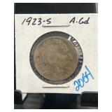 1923-S Buffalo Nickel in Coin Holder
