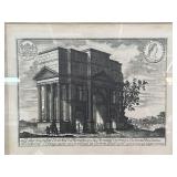 Triumphant Arch of Catalus Engraving Print
