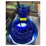 Blue Glass Dinnerware