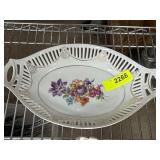 Germany Porcelain Floral Decorative Dish