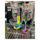 Decorative Glassware and Cocktail Glass