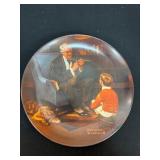 Knowles Norman Rockwell Plate 'The Tycoon'