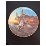 Decorative Plate 'Mallards at Sunrise' 1988