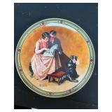 Norman Rockwell Collector Plate 'A Couple's Commit