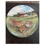 The Quail Collector's Plate by Knowles