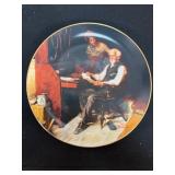 Norman Rockwell Plate 'The Love Letters'