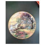 Thomas Kinkade August Plate with COA