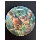 1986 Edwin M. Knowles Plate 'The Robin'