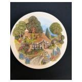 Davenport Studios Hollyhock Cottage Plate