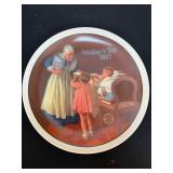 1987 Mother's Day Plate by Norman Rockwell