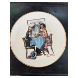 Norman Rockwell 'Breakfast Conversation' Plate