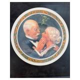 1976 Norman Rockwell 'Golden Christmas' Plate