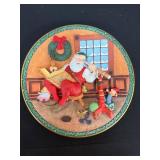 Norman Rockwell 'Santa's Magical View' Plate