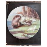 1988 The Otters Collector Plate by Kevin Daniel