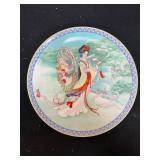 Decorative Plate Featuring Asian Motif