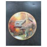 Thomas Kinkade November-Autumn Plate