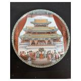 Decorative Chinese Ceramic Plate with Scene
