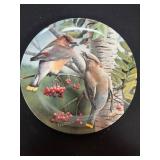 Knowles 'The Cedar Waxwing' Plate by Kevin Daniel