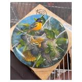 1985 Knowles Baltimore Oriole Plate by Kevin Danie