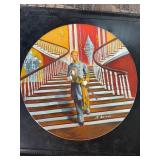 Edwin M. Knowles Plate 'Ashley' with COA