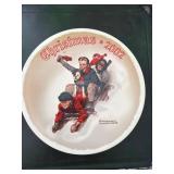2002 Knowles Norman Rockwell Christmas Plate