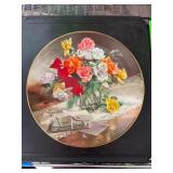 1980 Limited Edition Plate 'Roses' by W.A. Slaught