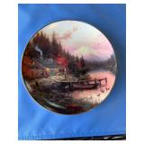 Thomas Kinkade Plate 'End Of A Perfect Day'
