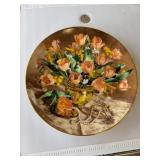 Porcelain Collector Plate 'Tulips' by Simone Monet