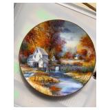 Knowles 'Woodland Mill Stream' Collector Plate