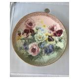 1991 Poppy Pastoral Collector Plate by Lena Liu