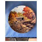 Knowles 'The Covered Bridge' Collector Plate