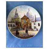 L. Dali Plate Featuring L'Eglise Saint-Pierre