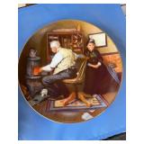Rockwell's 'Keeping Company' Plate by Knowles
