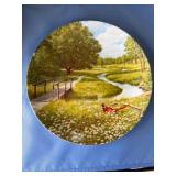 Knowles 'The Flowering Meadow' Plate by Bart Jerne