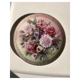 1992 Dahlia Melody Plate by Lena Liu