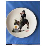 Norman Rockwell Plate 'The Tourist' by Gorham